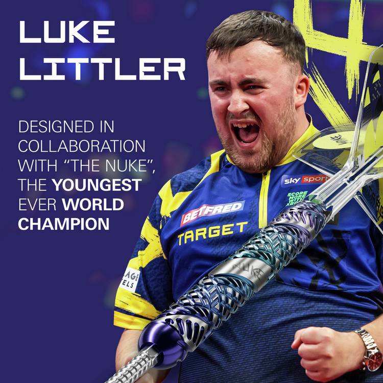 Target Luke Littler Edge darts 24g, imported from the UK