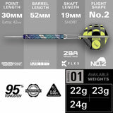 Target Luke Littler Edge darts 24g, imported from the UK