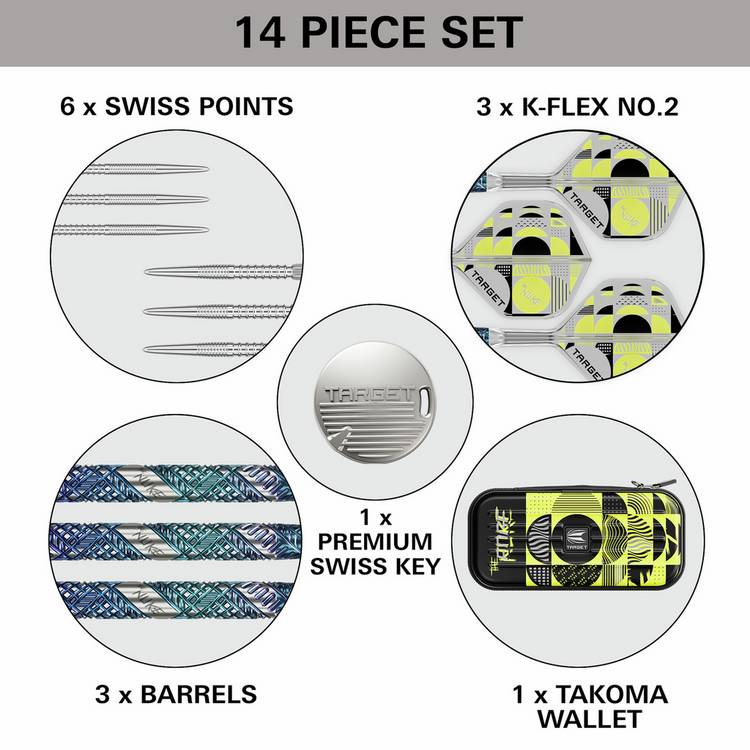 Target Luke Littler Edge darts 24g, imported from the UK