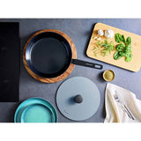 Morphy Richards forged aluminium sauté pan 28cm blue, imported from the UK
