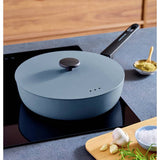 Argos Morphy Richards 28cm Forged Aluminium Saute Pan Blue- Buy online at McGrocer