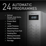 Panasonic microwave silver 32L 1000W, imported from the UK