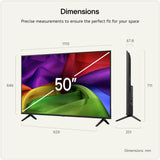 LG 50NU800B 4K UHD HDR LED smart TV, UK version