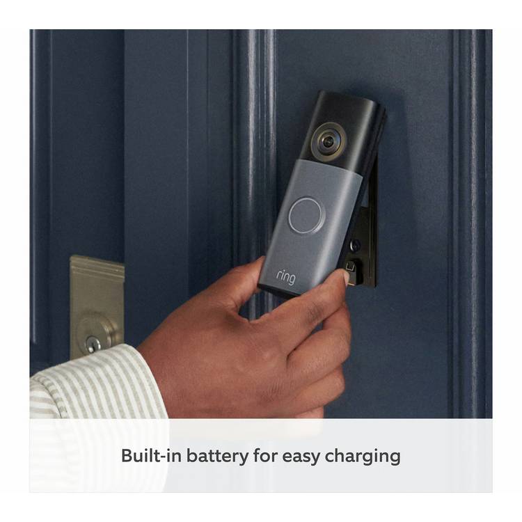 Ring Battery Video Doorbell 2K with Chime, imported from the UK