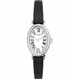 Argos Timex Cavatina White Dial Black Leather Strap Watch- Buy online at McGrocer