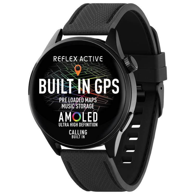 Reflex Active AMOLED GPS smart watch with maps, UK version