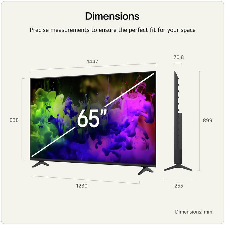 LG QNED 65 4K Mini LED Smart TV, UK version