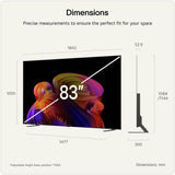 LG OLED 83 inch smart 4K TV - British product