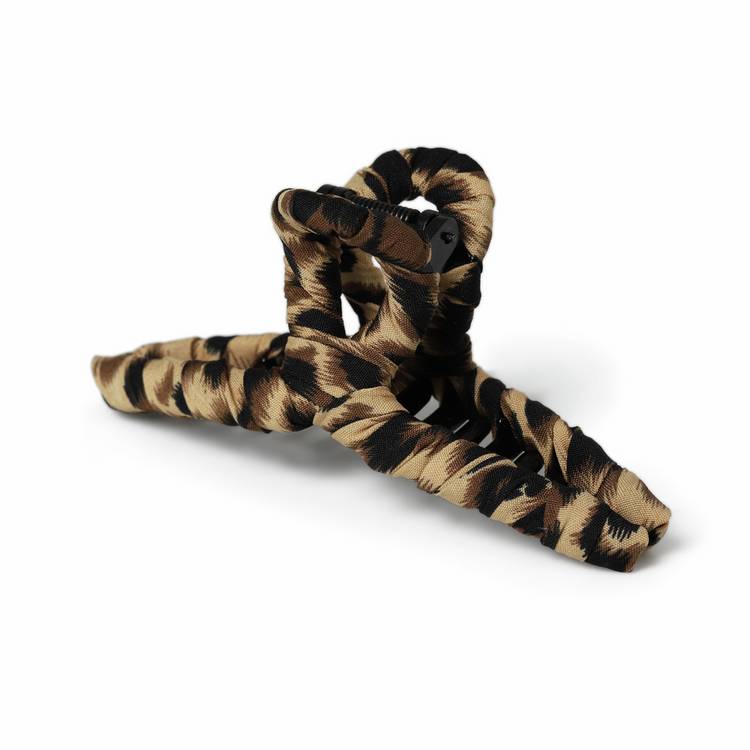 Freedom leopard print hair claw (British brand)
