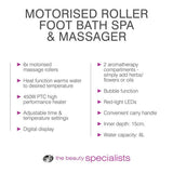 Rio motorised roller foot spa with heat and bubbles (British brand)