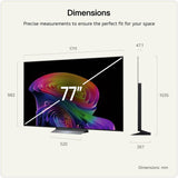 LG 77 inch OLED 4K HDR Smart TV, UK version