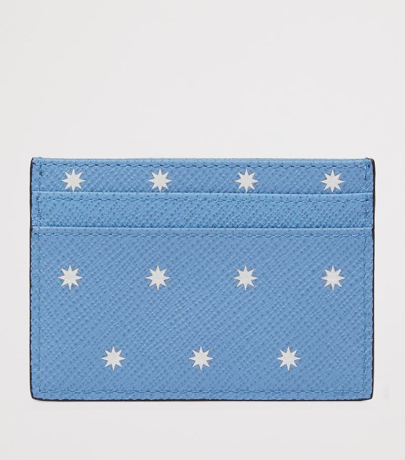 Smythson Panama Leather Stars card holder - British product