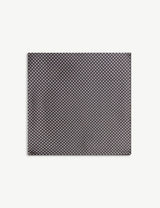 selfridges Eton Polka-Dot Silk Pocket Square- Buy online at McGrocer