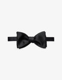 Eton self-tied silk bow tie in smooth texture, British brand