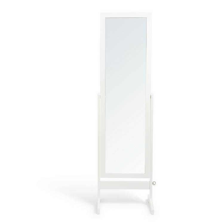 Argos Home white cheval mirror 146x41cm (British brand)