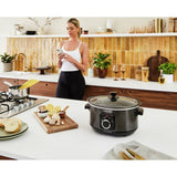 Morphy Richards Evoke 3.5L black slow cooker - British product