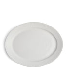 Royal Copenhagen white fluted porcelain oval dish 34cm x 27.5cm, imported from the UK
