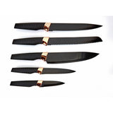 Argos Home revolving knife block set rose gold, British brand