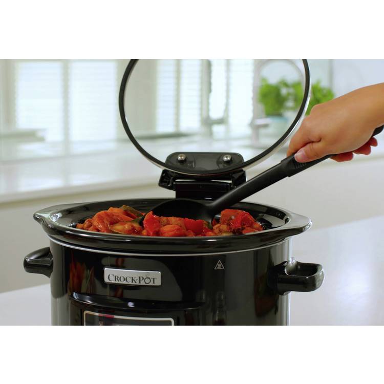 Crockpot 4.7L hinged lid digital slow cooker, imported from the UK