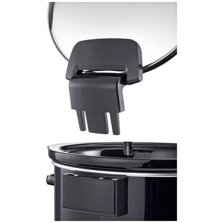 Crockpot 4.7L hinged lid digital slow cooker, imported from the UK