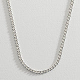 Argos Revere Men's Sterling Silver 18 In Solid Curb Chain Necklace- Buy online at McGrocer