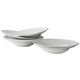 Argos Home set of 4 large porcelain pasta bowls (British brand)