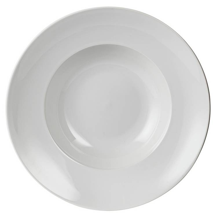 Argos Home set of 4 large porcelain pasta bowls (British brand)