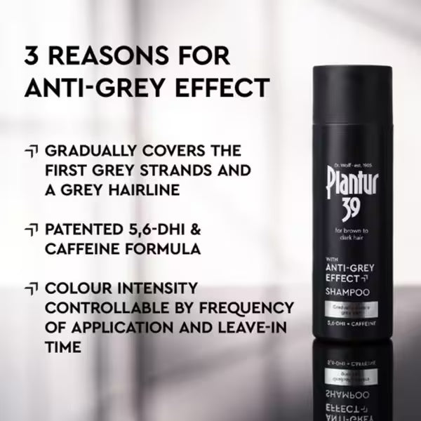 Plantur 39 Anti-Grey Effect Shampoo 200ml imported from the UK