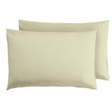 Argos Argos Home Plain Standard Pillowcase Pair - Cream- Buy online at McGrocer