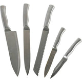 Argos Home 5-piece knife block set, imported from the UK