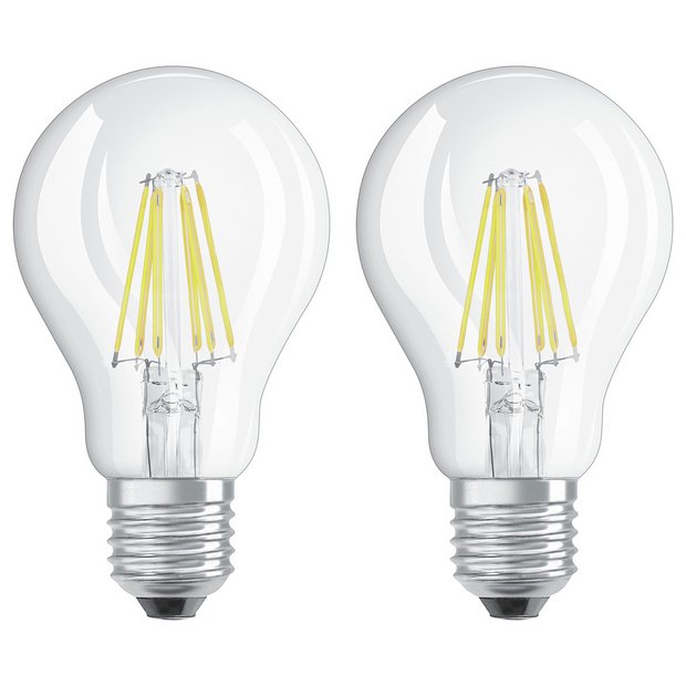 Osram filament LED bulb 6W twin pack - British product