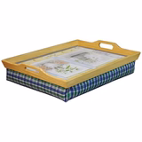 Wooden Lap Tray with Cushion (Herb Garden) GOODS Superdrug
