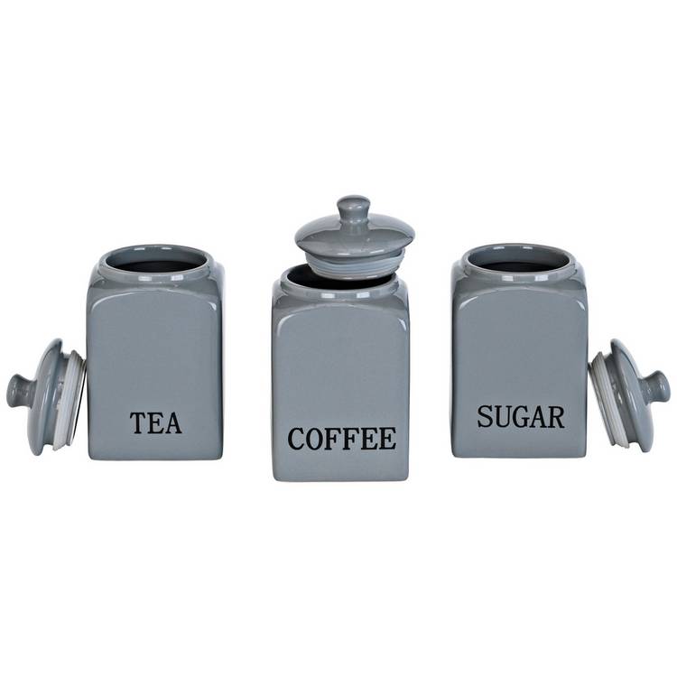 Argos Home ceramic storage set grey 5 piece - British product
