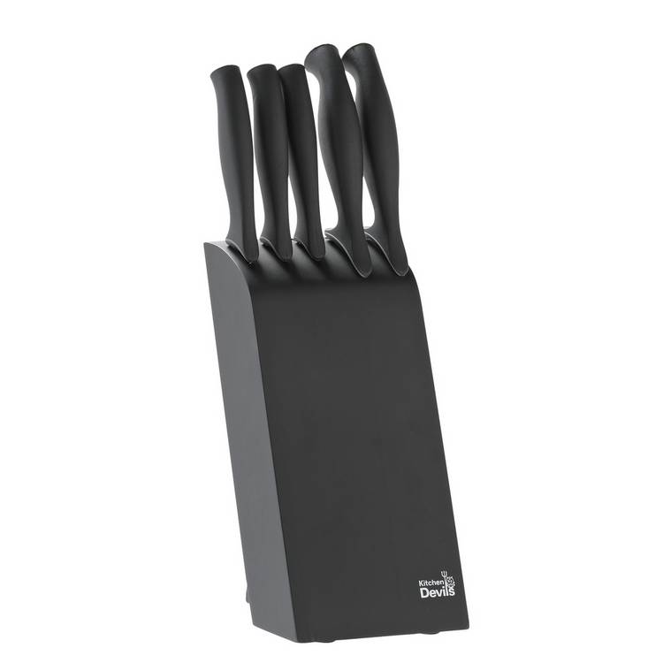 Kitchen Devils 5 Piece Knife Block - British product