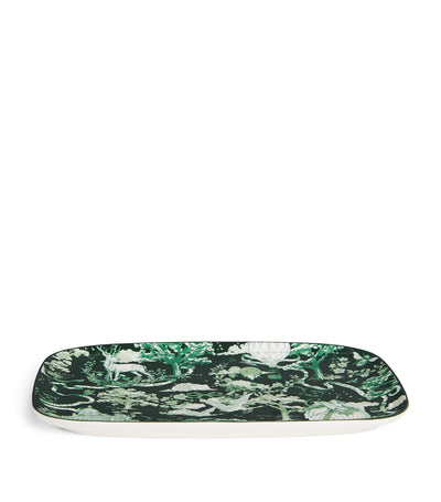 Harrods Harrods Bone China Toile Trinket Tray Tableware (25cm x 15cm)- Buy online at McGrocer