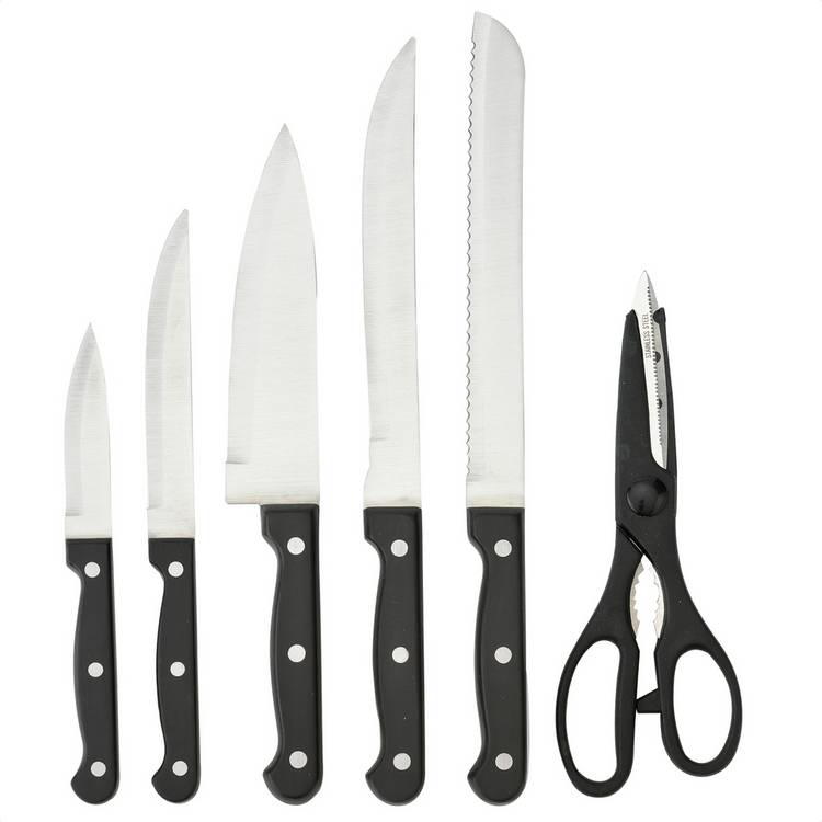 Argos Home 6 piece knife set with scissors (British brand)