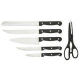 Argos Home 6 piece knife set with scissors (British brand)