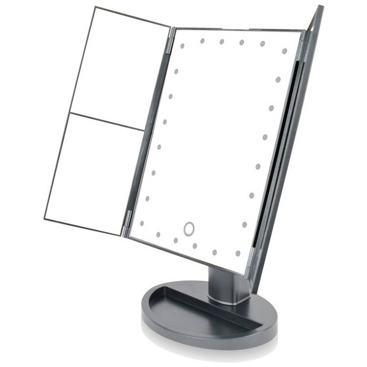 Rio 24 LED touch dimmable make-up mirror, UK version
