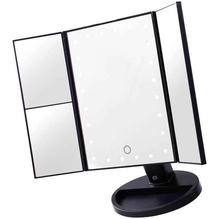 Rio 24 LED touch dimmable make-up mirror, UK version