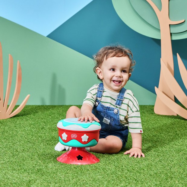 Chad Valley Spinning Drum light-up toy for toddlers (British brand)