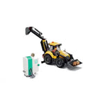 LEGO City Yellow Backhoe Loader toy building set, UK version