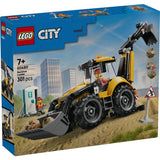 LEGO City Yellow Backhoe Loader toy building set, UK version