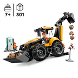 LEGO City Yellow Backhoe Loader toy building set, UK version