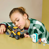 LEGO City Yellow Backhoe Loader toy building set, UK version
