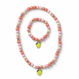 Argos Flitzy Lemon Charm Pastel Stretch Necklace and Bracelet Set- Buy online at McGrocer