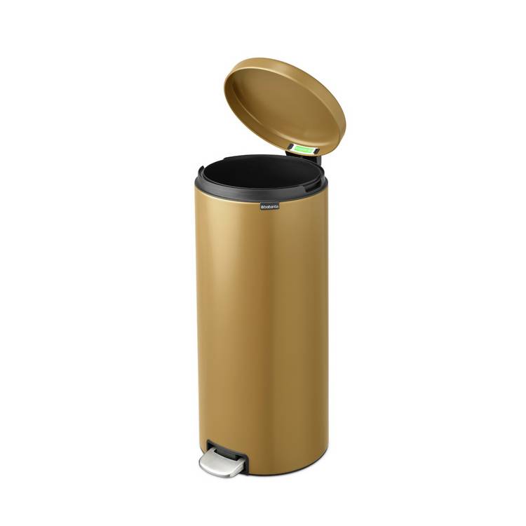 Brabantia gold pedal bin 30 litre (British brand)