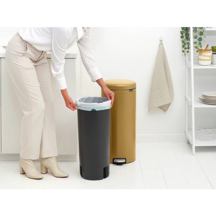Brabantia gold pedal bin 30 litre (British brand)