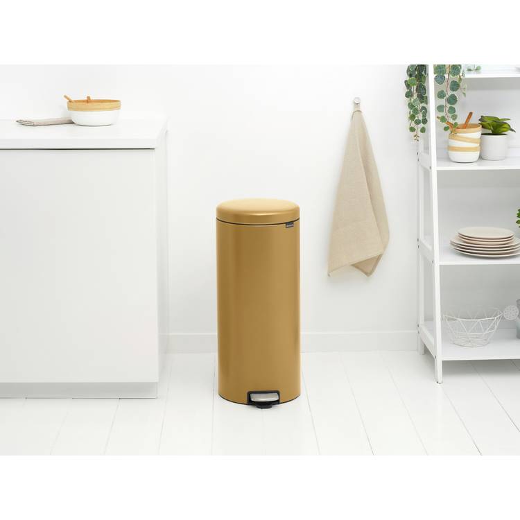 Brabantia gold pedal bin 30 litre (British brand)
