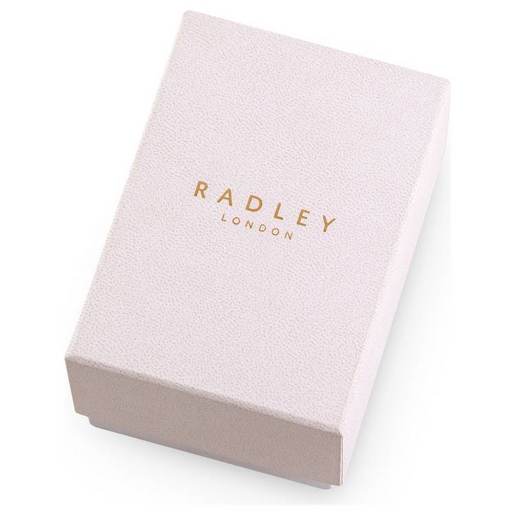 Radley mother of pearl dial dark blue leather strap watch, UK version