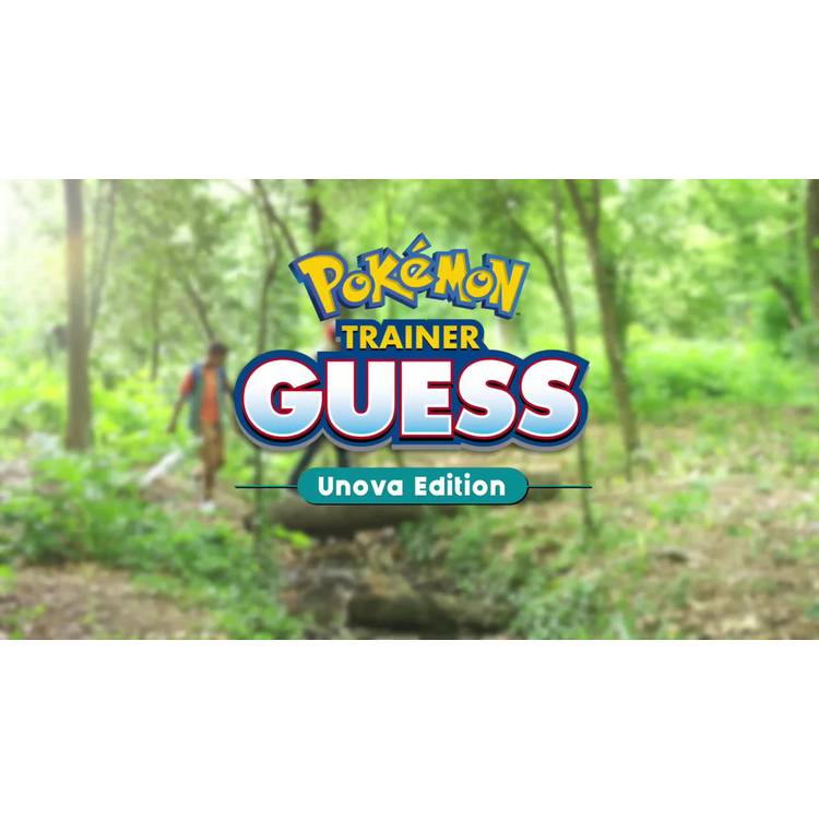Pokémon Guess Unova Edition voice-activated handheld game - British product